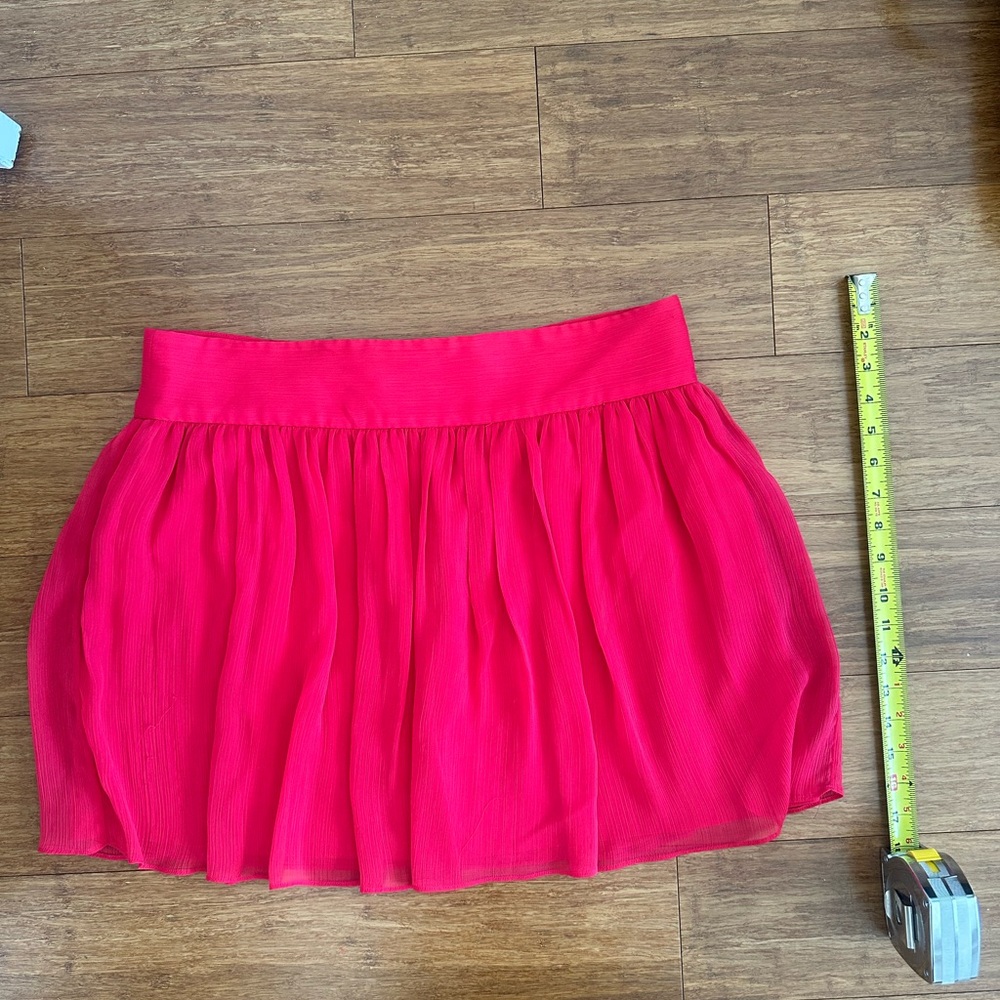 Alice + Olivia Bright Pink Mini Skirt
